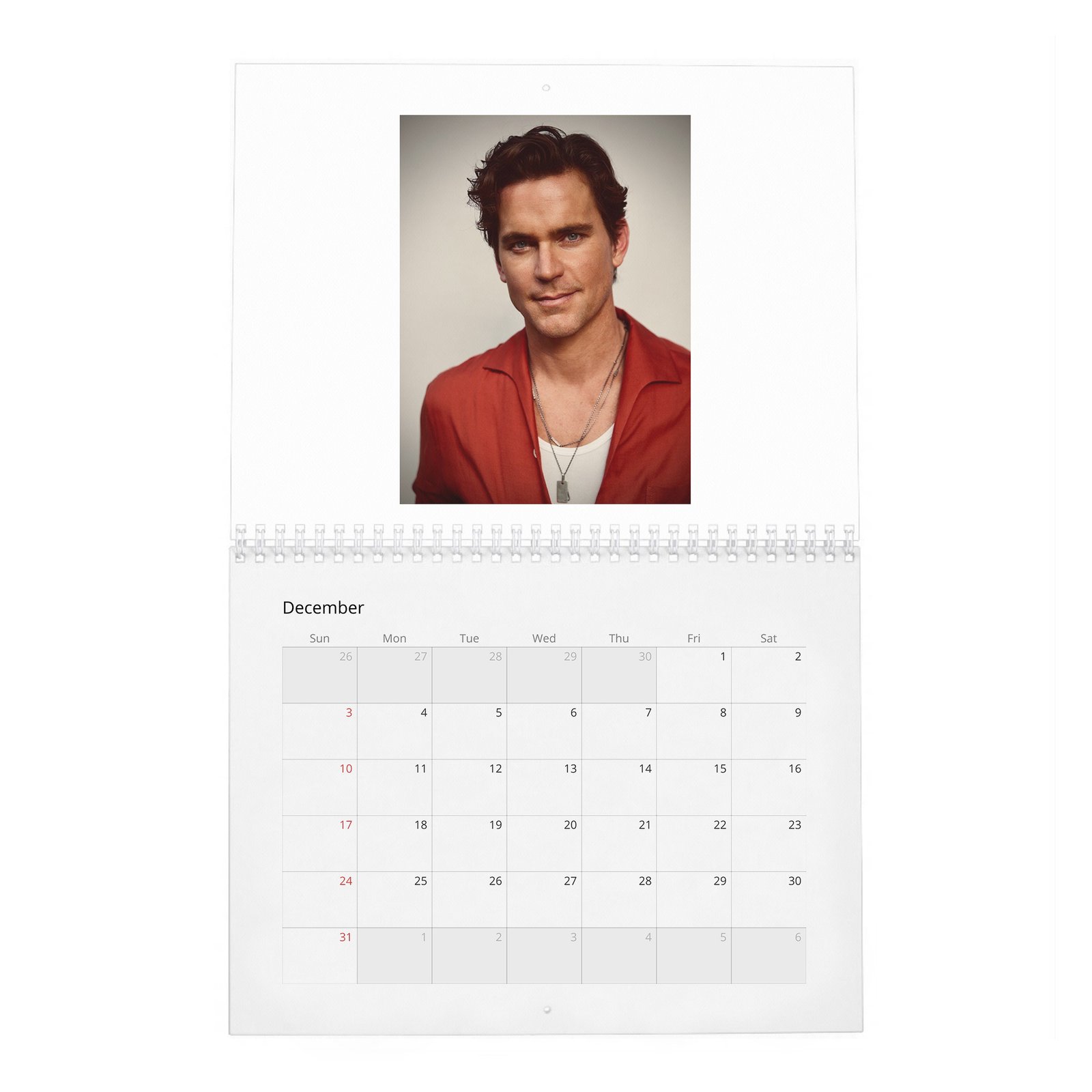 Matt Bomer - Let's Hear It For The Boys 2027 Wall Calendar