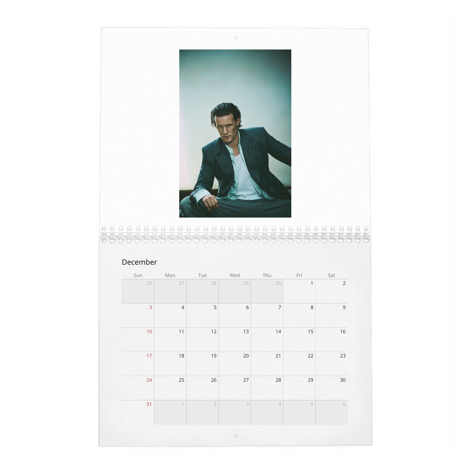 Matt Smith - Mr Smith Goes To Westeros 2027 Wall Calendar