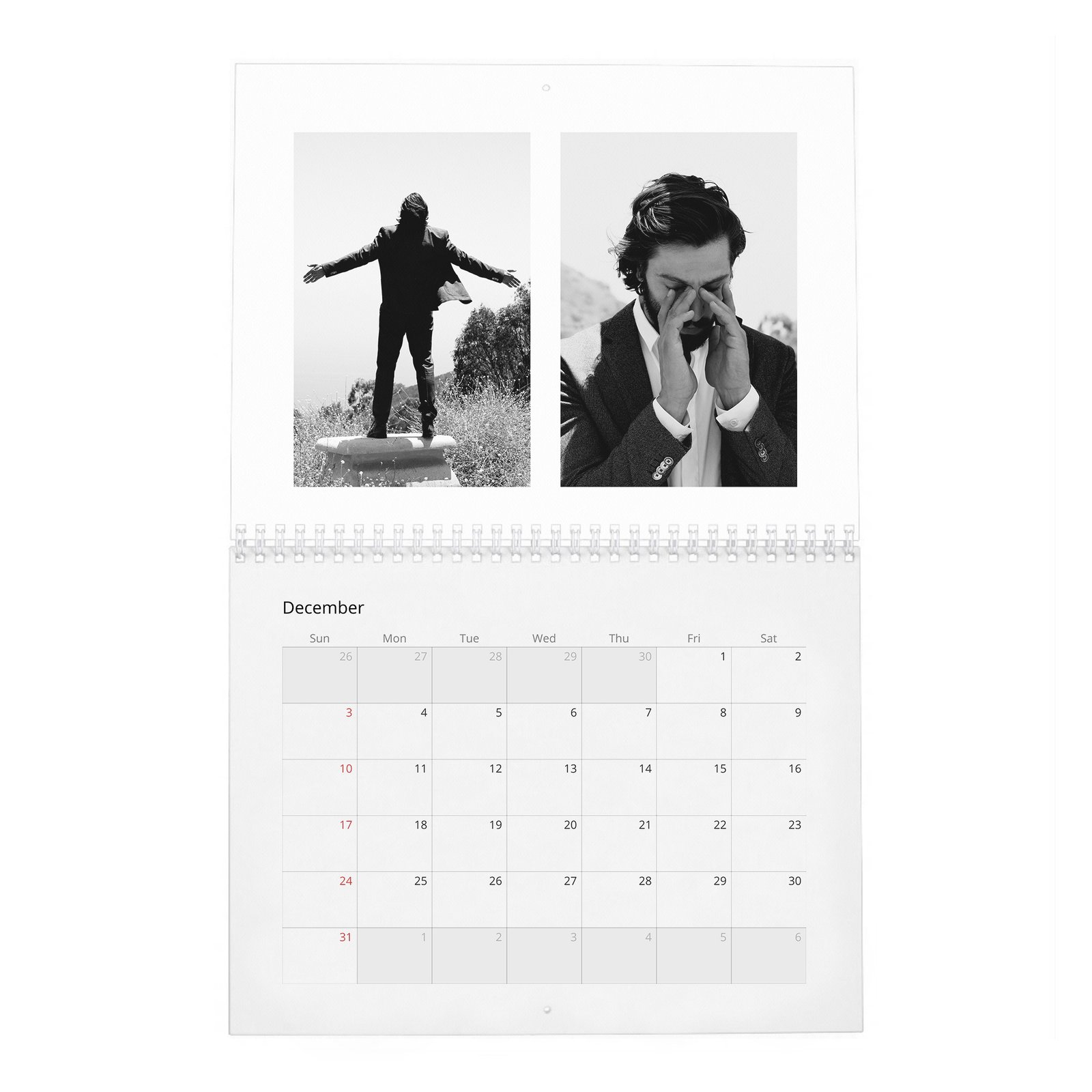 Michiel Huisman - Force At Large 2027 Wall Calendar