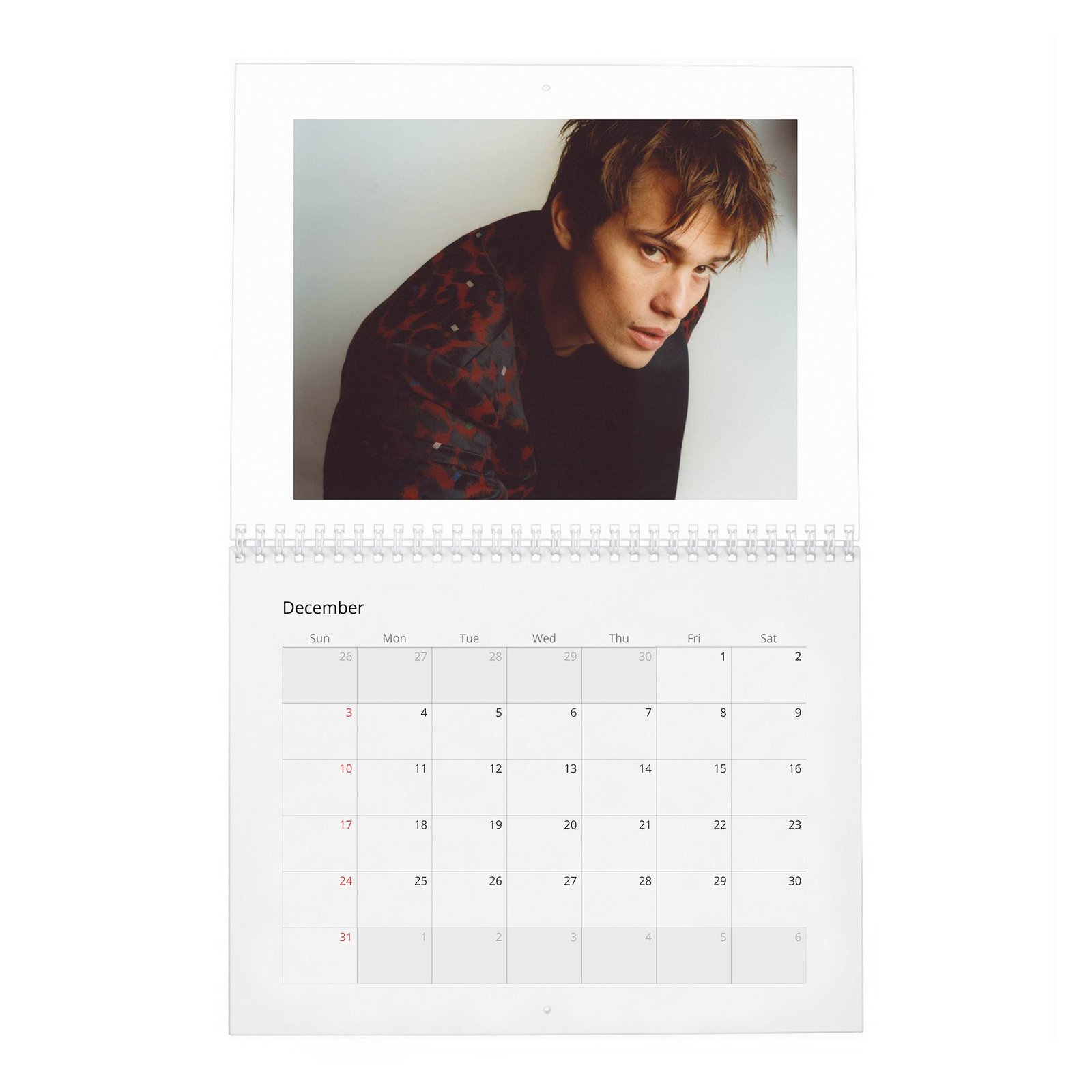 12 Nicholas Galitzine - In Conversation 2027 Wall Calendar