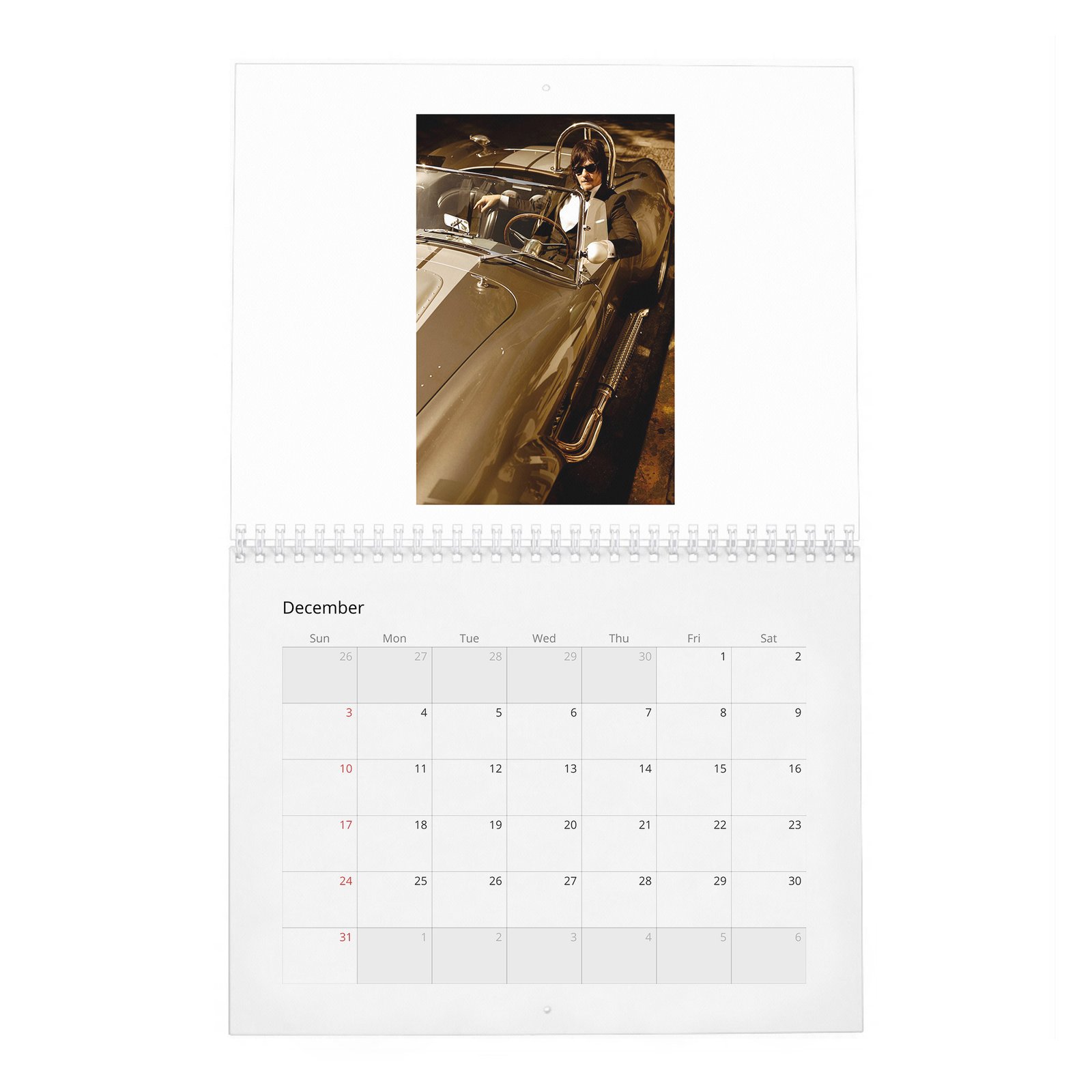 Norman Reedus - New York Rhapsody 2027 Wall Calendar