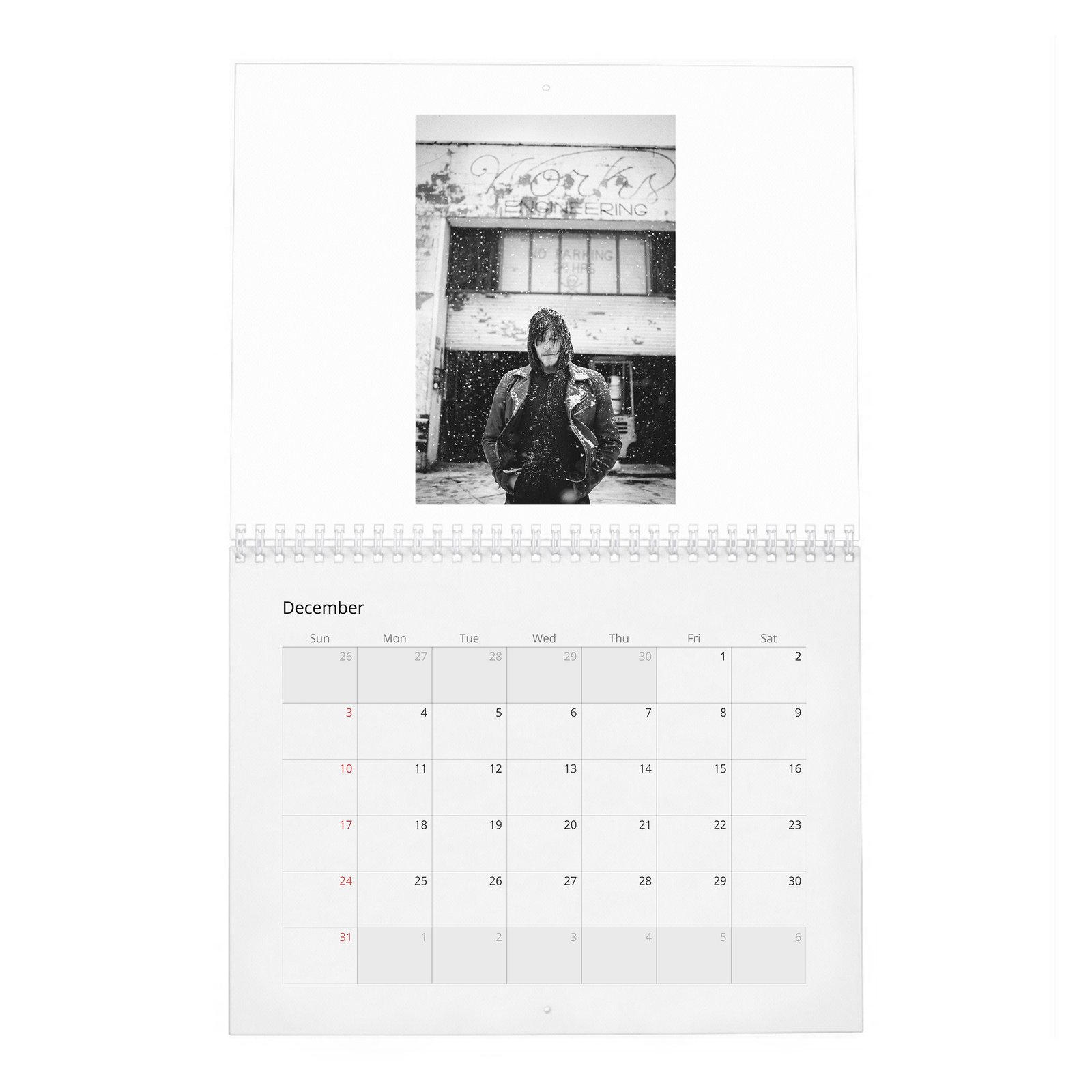 12 Norman Reedus - So It Goes 2027 Wall Calendar