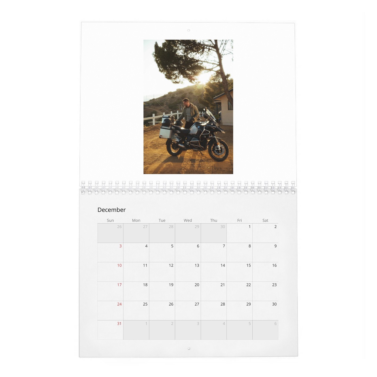 12 Pablo Schreiber - Superhero Warrior 2027 Wall Calendar