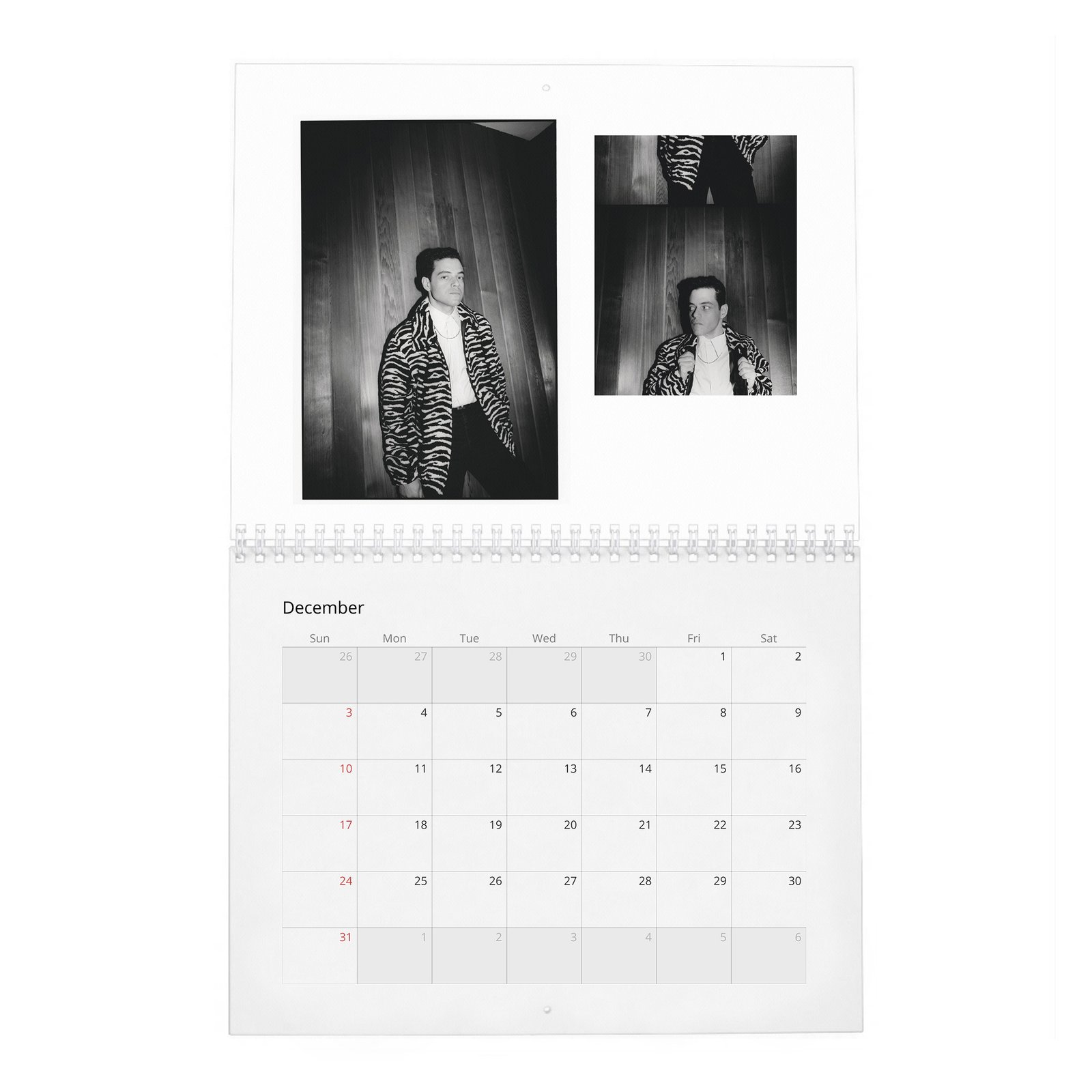 12 Rami Malek - Enters His Forever Era 2027 Wall Calendar