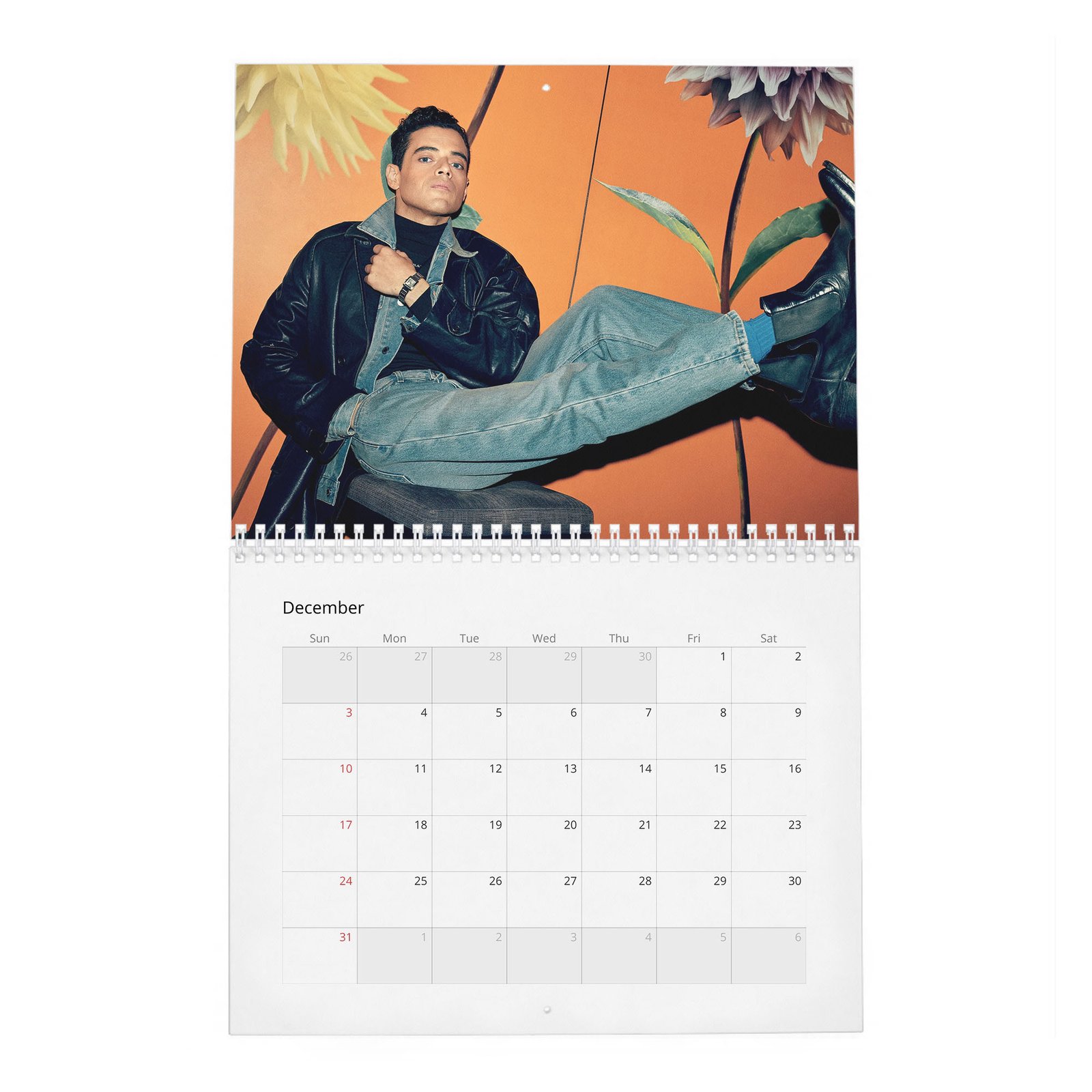 Rami Malek - Without Limits 2027 Wall Calendar