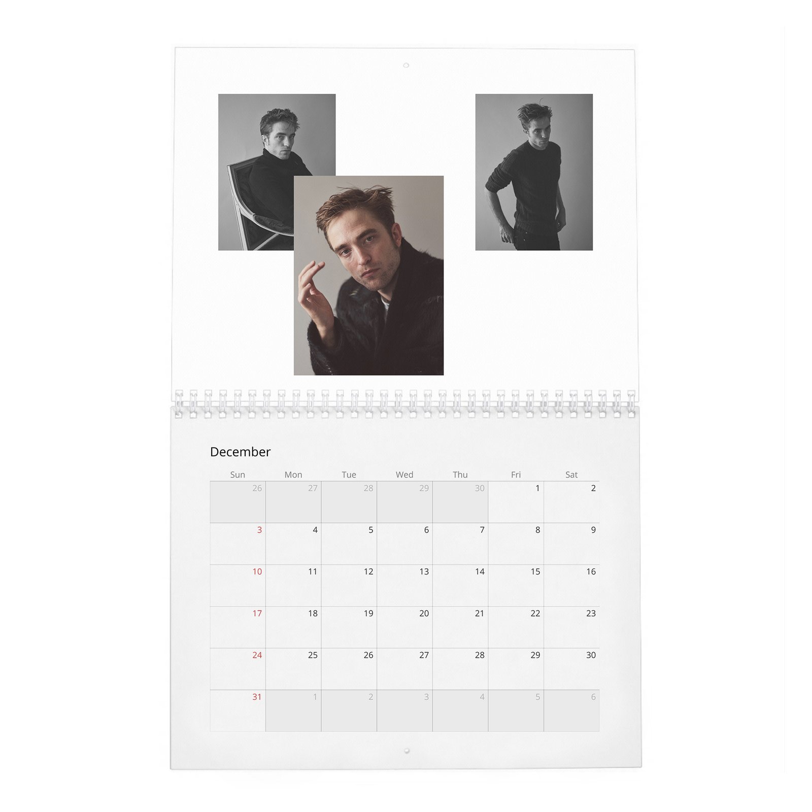 12 Robert Pattinson - Playing By His Own Rules 2027 Wall Calendar