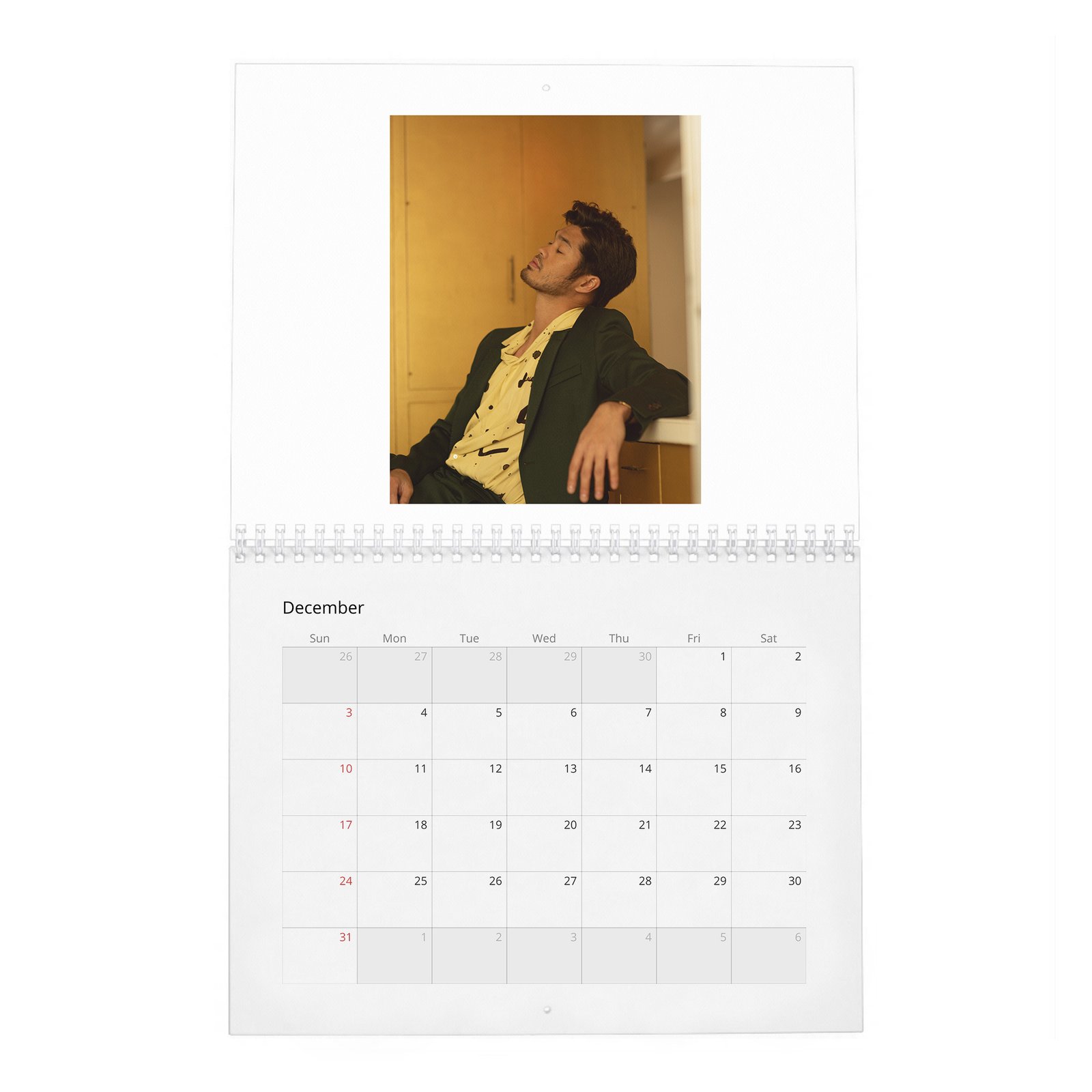 12 Ross Butler - Breaking Stereotypes 2027 Wall Calendar